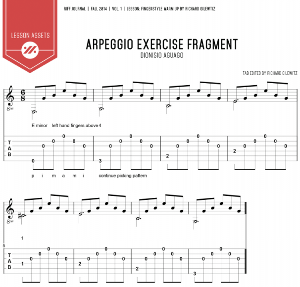 Fingerstyle Warm Up Your GoTo WarmUp Exercise Riff