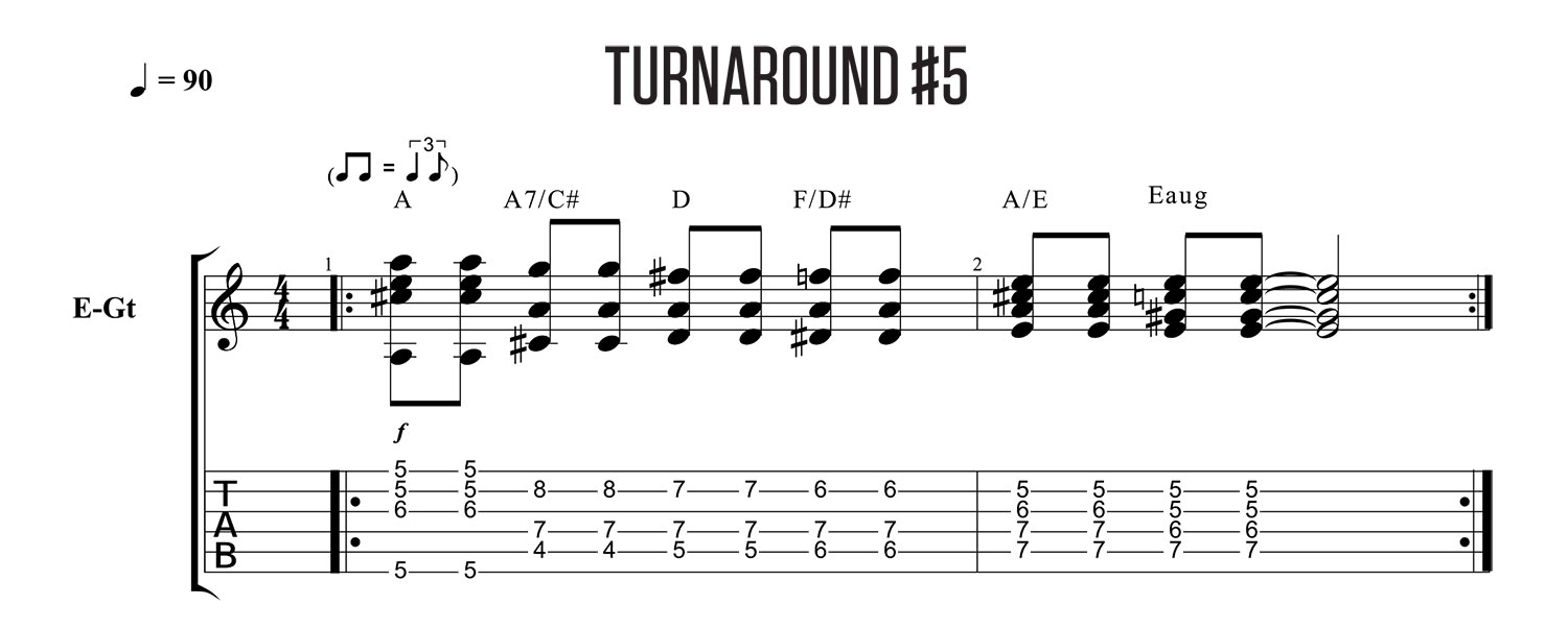 blues turnaround licks